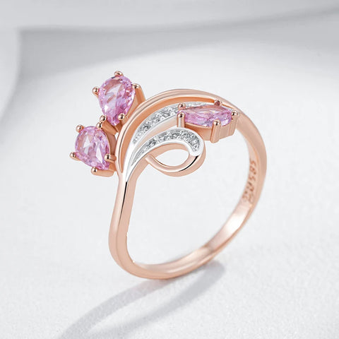 Kinel Hot Shiny Pink Natural Zircon Crystal