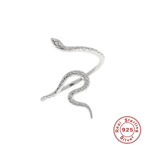 BOAKO Tentacles Snake Ring 925 Sterling Silver