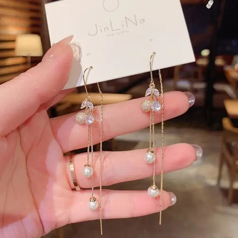 Exquisite Drop Ear Line Long Hanging Earrings