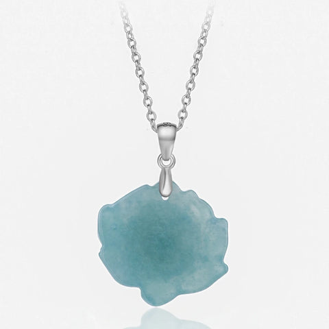 Jia Le/ 925 Silver Inlaid Natural Blue Water