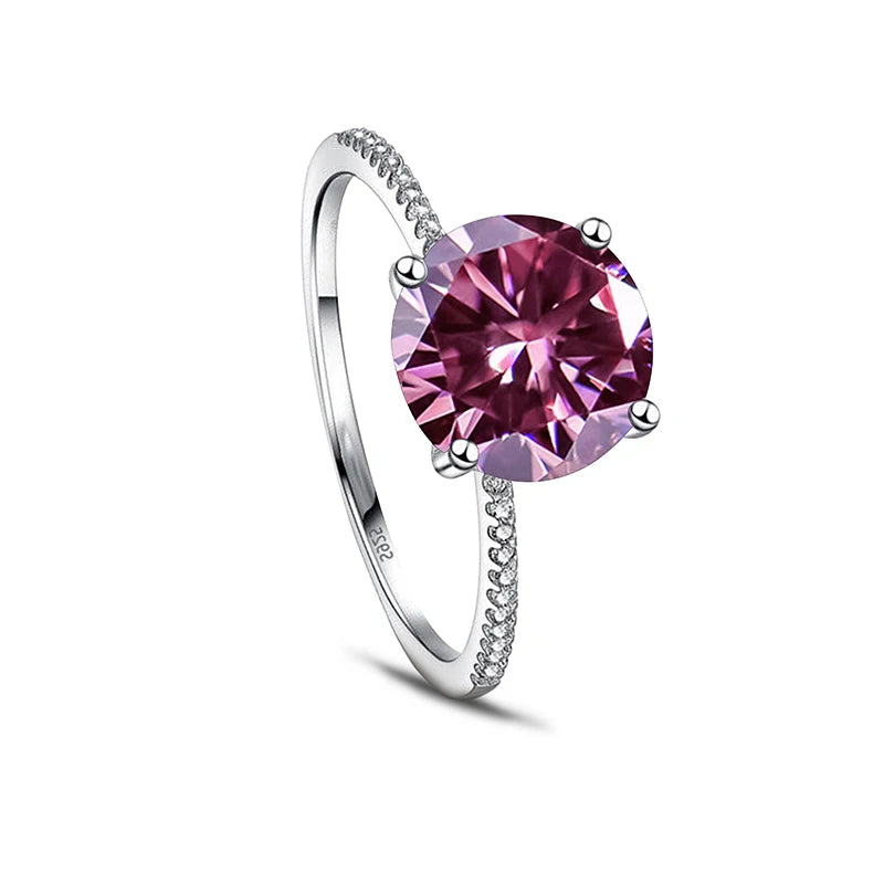 Gica Gema 3.0Ct  Real Solid 925 Sterling Silver Ring - BOLEVARD RING