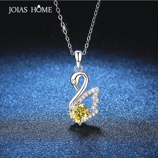 JoiasHome Fashion Silver s925 Swan D Color