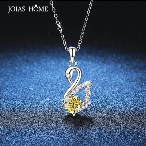 JoiasHome Fashion Silver s925 Swan D Color