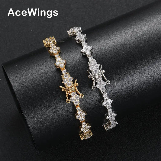 Iced Out Fashion Brass zircon Bracelet
