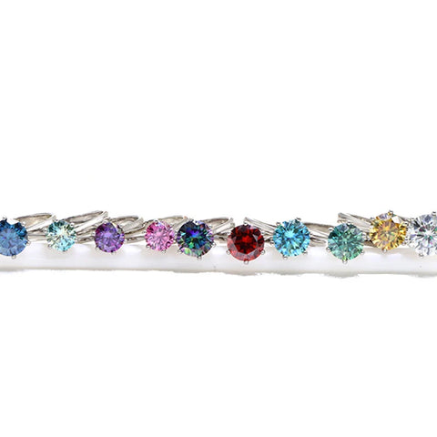 Purple New Elegant Moissanite Diamond Rings