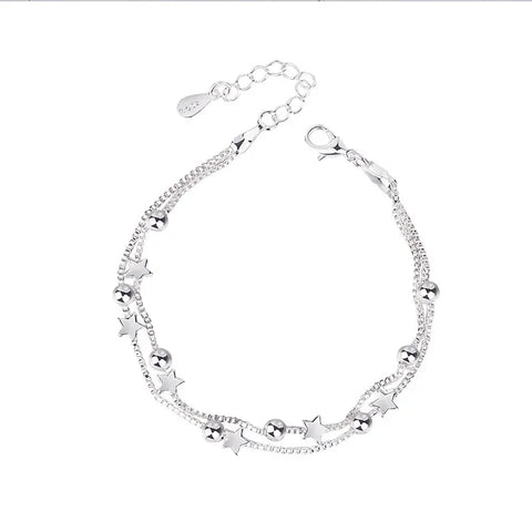 Double Layers Stars Beads Bracelets