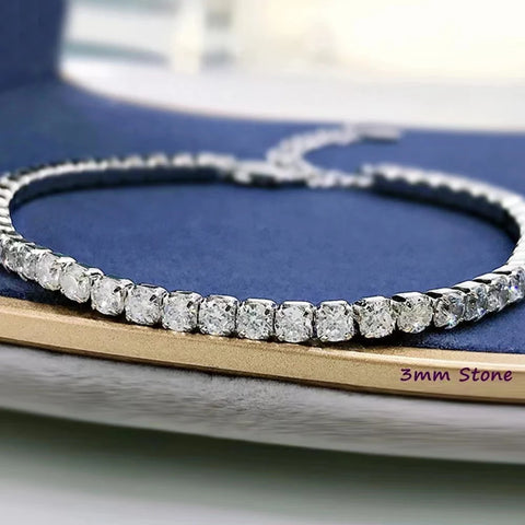 925 Sterling Silver 4.4 Carat Moissanite
