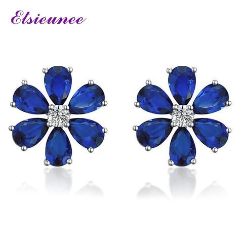 ELSIEUNEE Sparkling 925 Sterling Silver