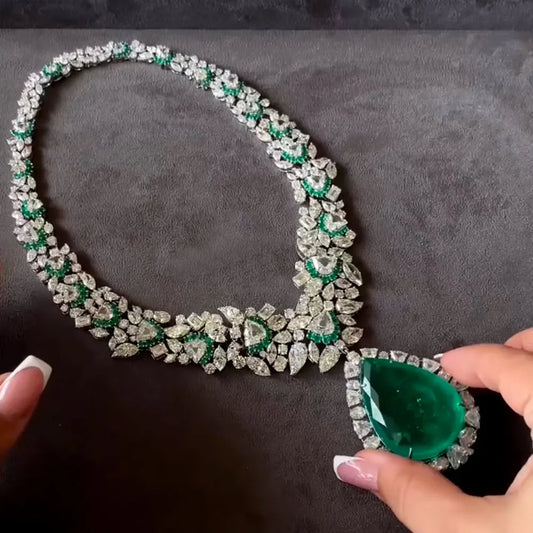 GODKI Famous Brand Turquoise Luxury African Jewelry Sets For Women Wedding Party Zircon Crystal Dubai Bridal Jewelry Set Gift
