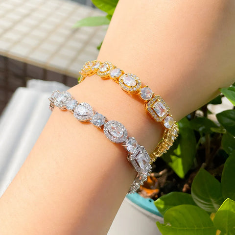 Three Graces Cubic Zirconia Bracelet