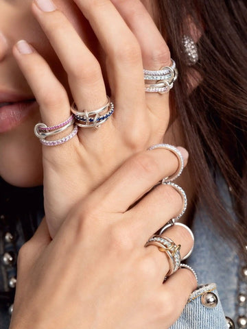 Stacking Engagement Band Rings