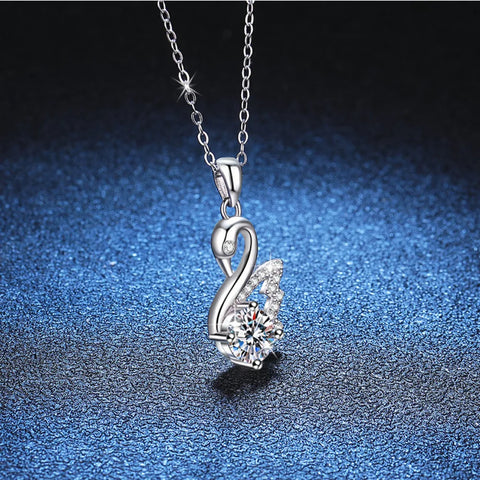 JoiasHome Fashion Silver s925 Swan D Color