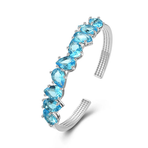 Sterling Silver Adjustable Bangle