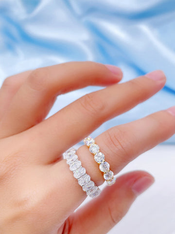 Zircon Oval Fashion Ring