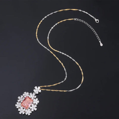 Jewelry S High Carbon Repapalacha Flower Shape Creative Set Main Stone 12 * 16 8 * 10 Crystals
