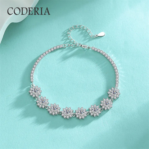 Moissanite Bracelet 4mm