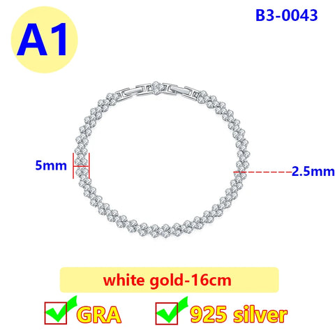 Special Moissanite Diamond Bracelet