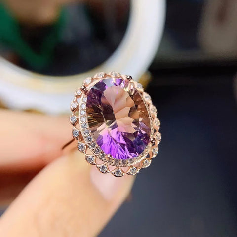 Natural Amethyst Ring