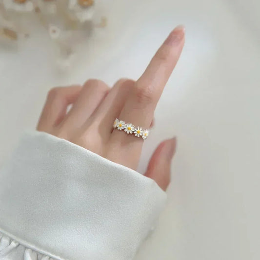 Fashion Vintage Daisy Flower Rings