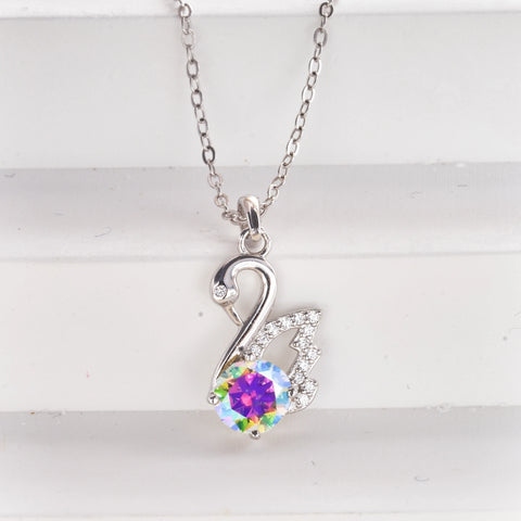 JoiasHome Fashion Silver s925 Swan D Color
