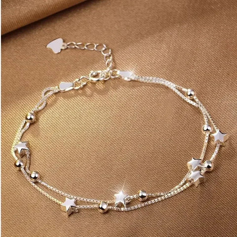 Fashion 925 Sterling Silver Pearl Bracelets