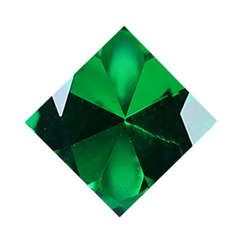 Luxyimagic Bluish Emerald Gemstone Ring