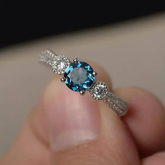 Fashion Female Ring  925 Sterling Silver