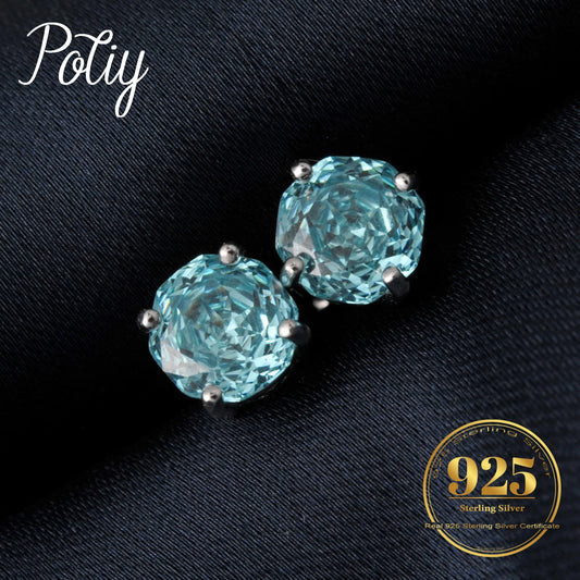 Potiy 2ct 5A Octagon Rose Cut Cubic Zirconia Paraiba