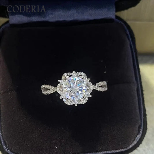 Princess Aisha 6 Claw 2 CT Moissanite Ring