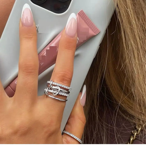 Stacking Engagement Band Rings