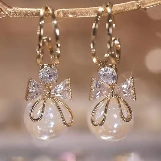 2PC Women's Trendy Bow Earrings
