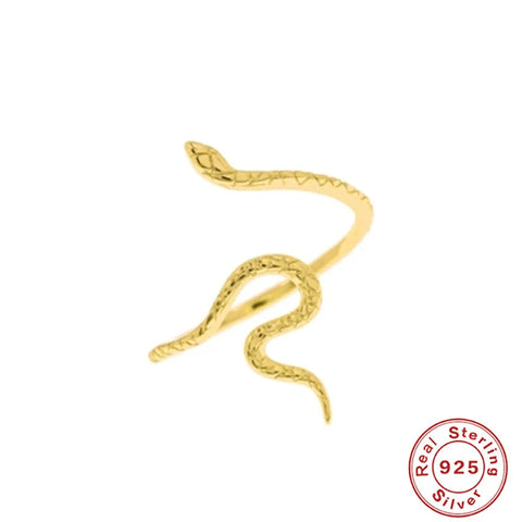 BOAKO Tentacles Snake Ring 925 Sterling Silver