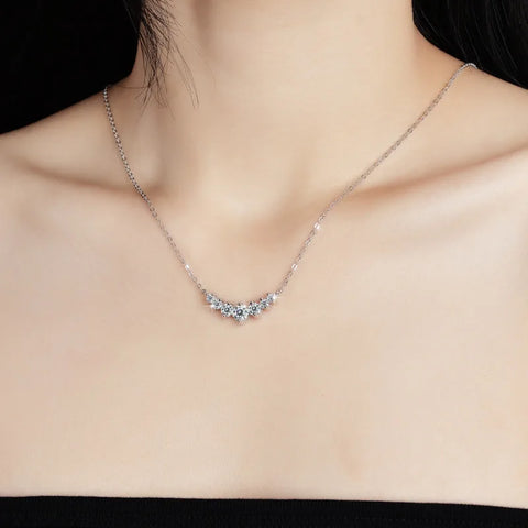 JoyceJelly All D VVS1 Moissanite Necklace