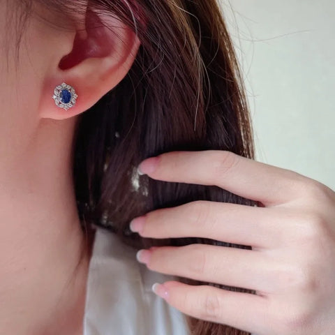 Huitan Noble Elegant Lady Stud Earrings