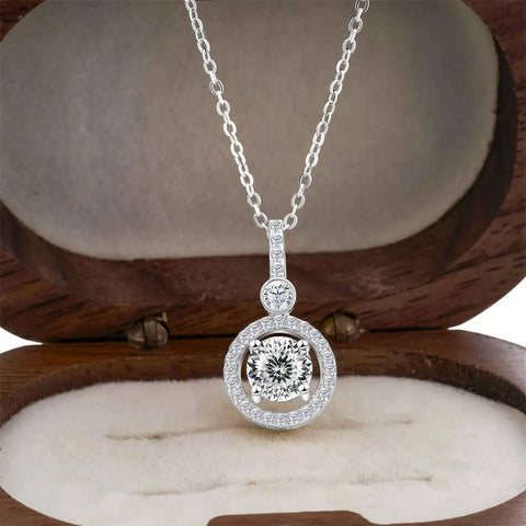 Luxury 1carat Moissanite Women's Necklace