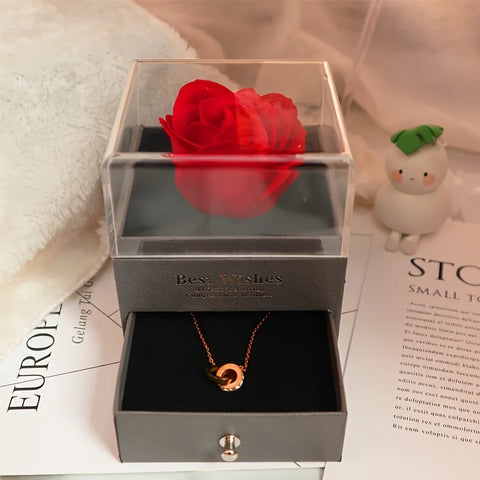 Elegant Heart Zircon Necklace