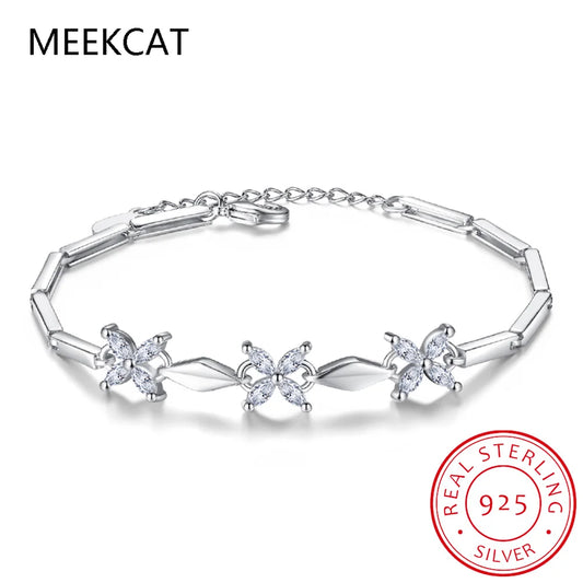 Moissanite Clover Bracelets