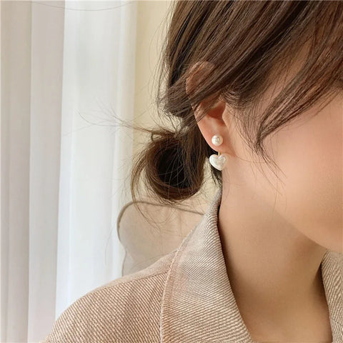 Imitation Pearl Earrings