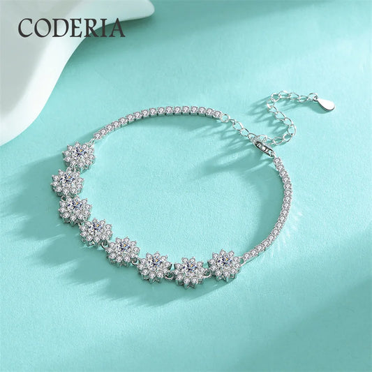 Moissanite Bracelet 4mm