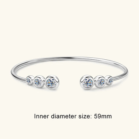 Lnngy Sparkling Moissanite Bracelets